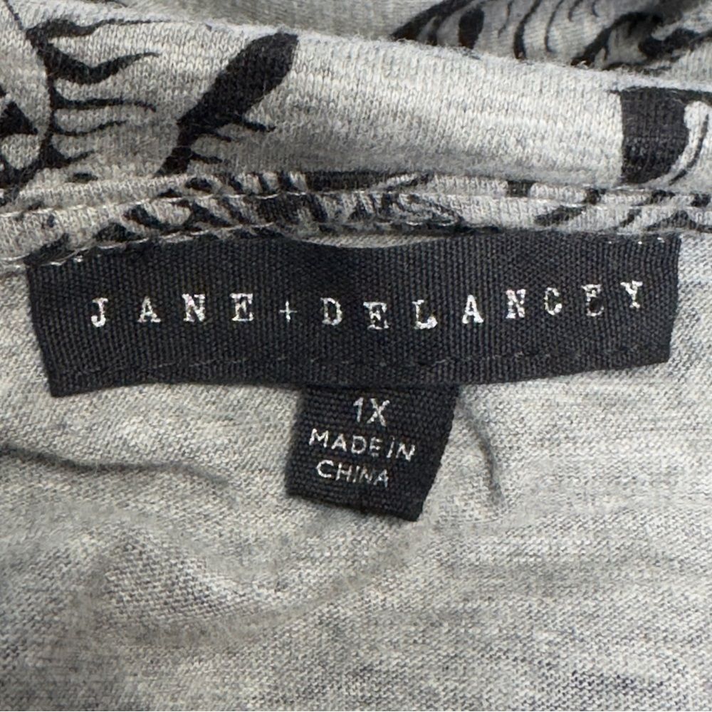 Jane + Delancey Zebra Print Button Front Top - Si… - image 4